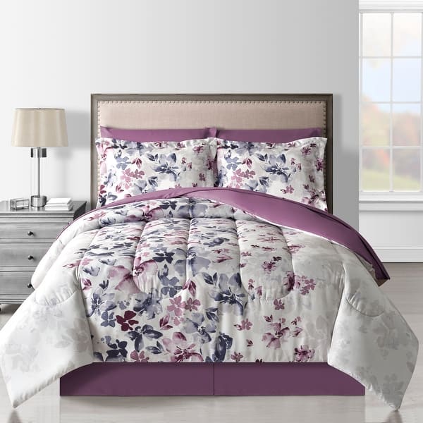 Sweet Home Collection Solid Color Box Stitch Down Alternative Twin  Comforter - Macy's