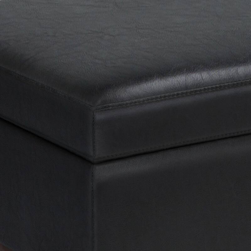 Wyndenhall Ethan Mid-century Modern Rectangular Table Ottoman