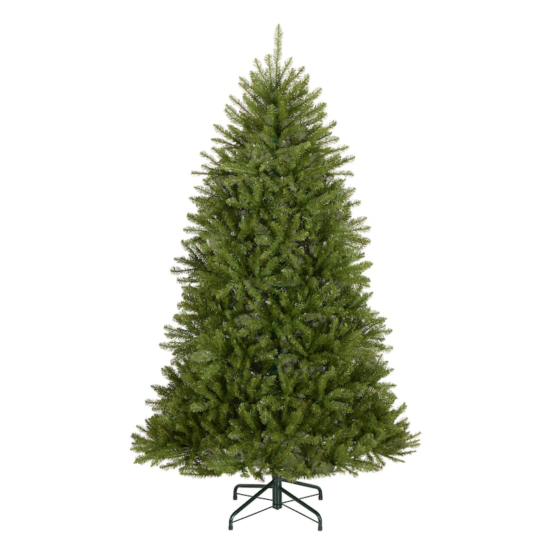 National Tree Company 6.5-foot Fir Pre-lit or Unlit Artificial Hinged Christmas Tree - 6.5 Foot