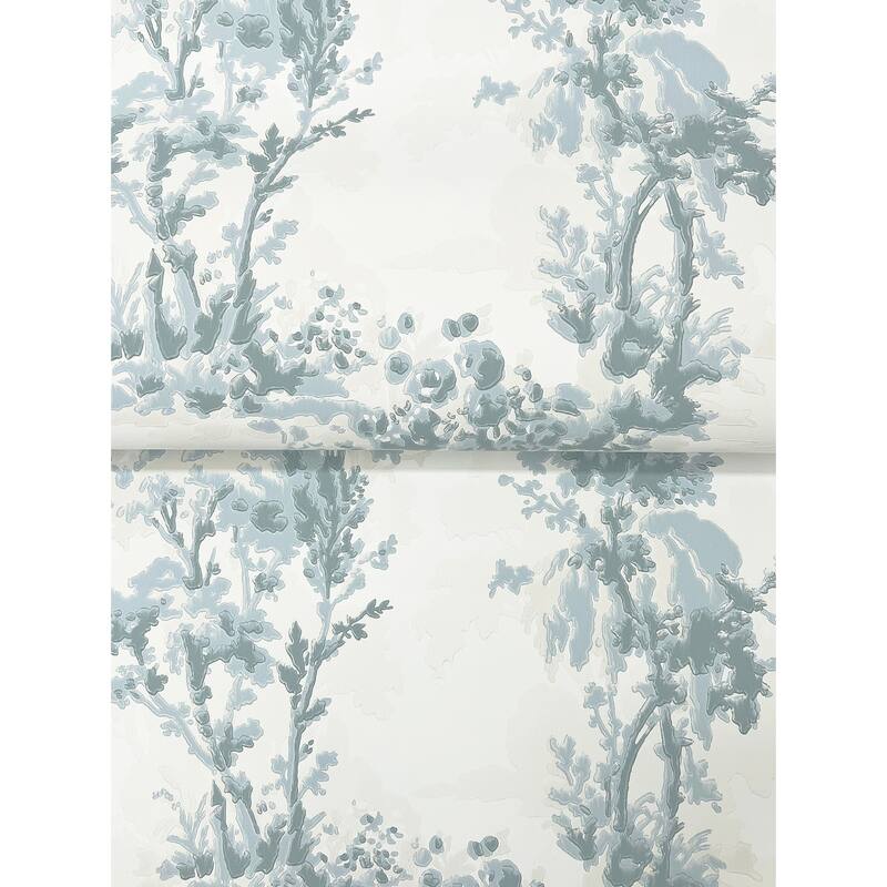 Chris Loves Julia x A-Street Prints Sainsbury Light Blue Forest Wallpaper