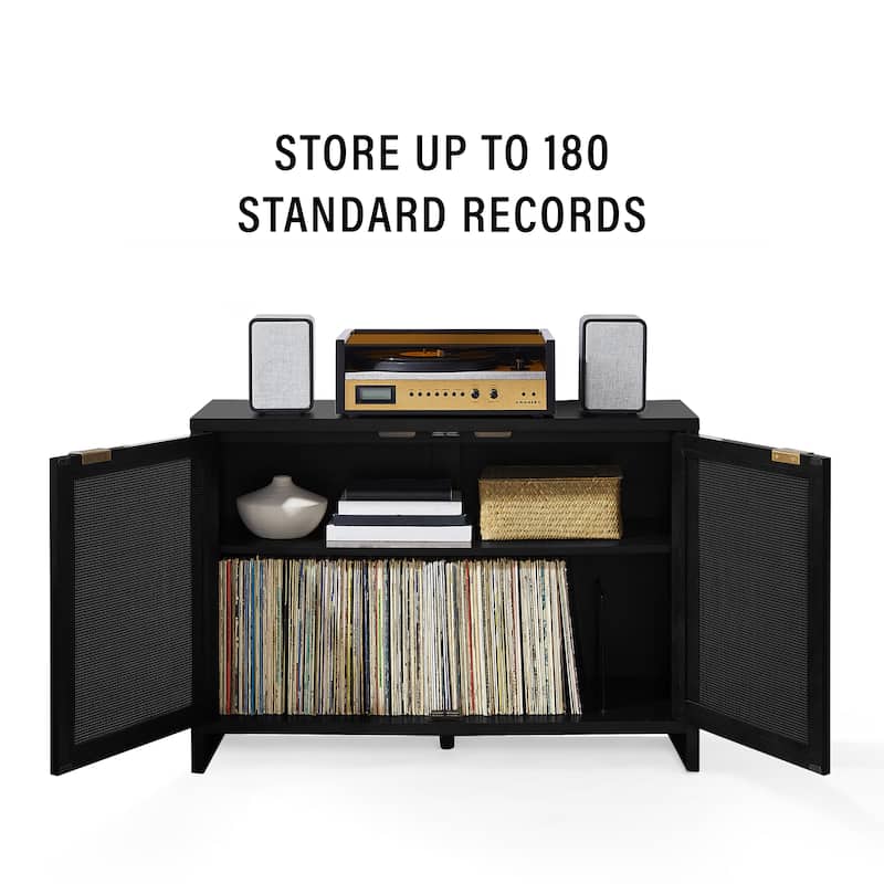 Crosley Kenji Record Storage Media Console