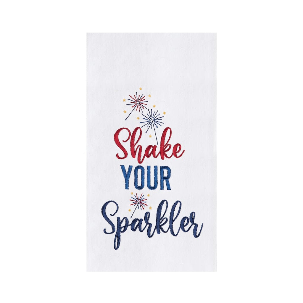 Shake Your Sparkler Fireworks Kitchen Towel