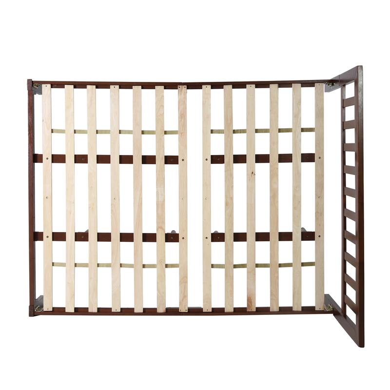 Norgate Modern Farmhouse Acacia Wood Queen Bed Platform by Christopher Knight Home