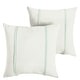 preview thumbnail 4 of 42, Sorra Home Sunbrella Outdoor Double Petite Flange Pillow Set of 2