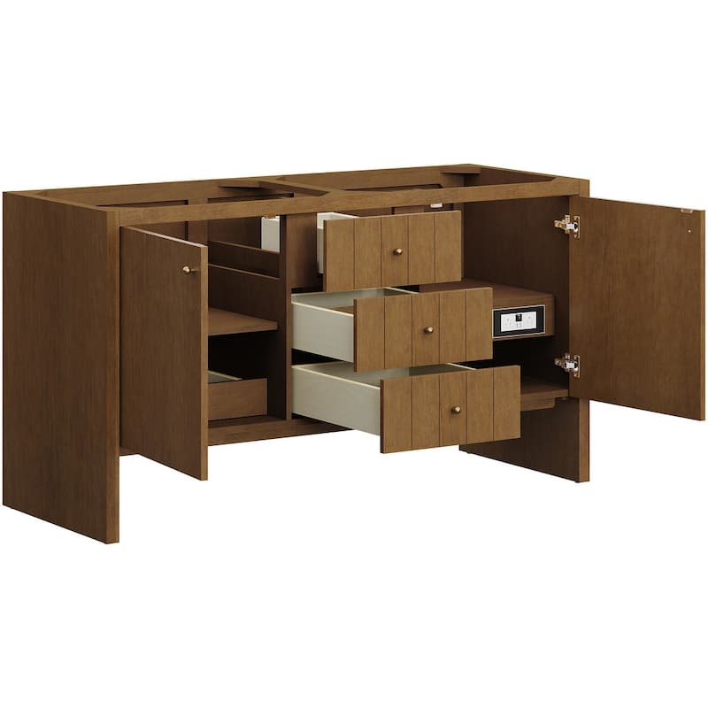 James Martin Vanities 435-V60D-3WZ Hudson 60" Free Standing Double