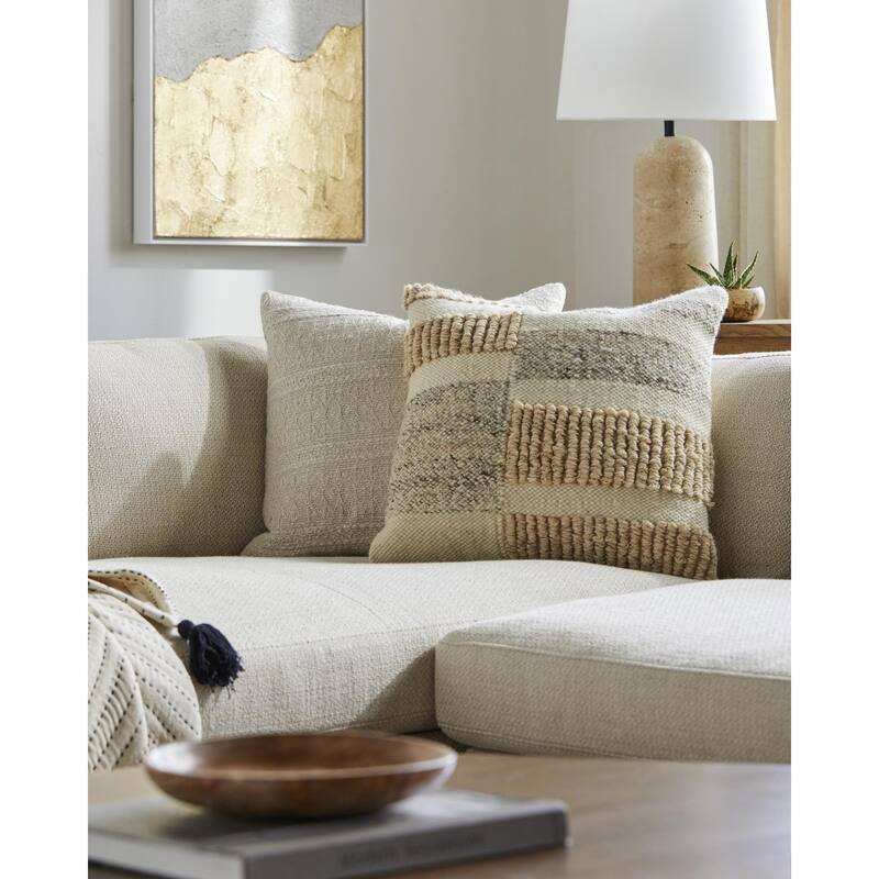 Caylin Traditional Abstract Accent Pillow - 20"L x 20"W - Cover Only