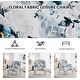 preview thumbnail 5 of 36, EROMMY Floral Accent Chair for Living Room, Upholstered Wingback Armchair with Pillow.