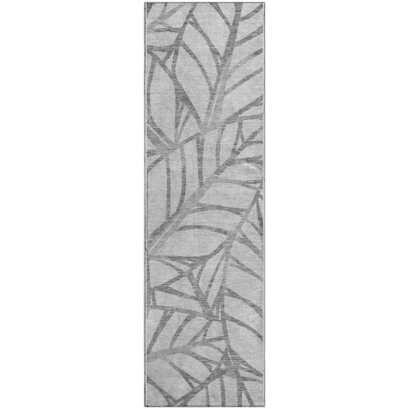 Premium Washable Super Soft Modern Palm Mayfield Rug