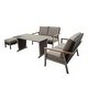 preview thumbnail 3 of 18, Patio Festival Thermal Transfer 4-Piece Outdoor Dining Set