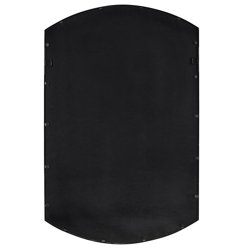 Uttermost Shield 38" x 24" Framed Contemporary Vanity Bathroom Mirror