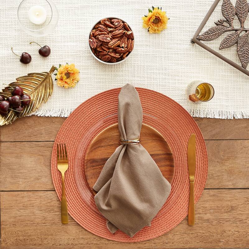 DII Solid Cotton Napkin Set/6