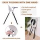 preview thumbnail 21 of 21, 3-in-1 Cute Folding High Chair, Perfect Modern Space Saving Highchair with Detachable Double Tray, 3-Point Harness