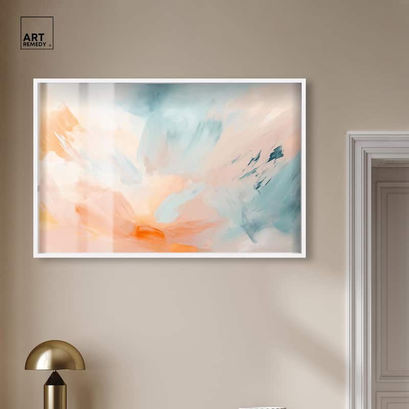 Sunrise Palette I Shadowbox by Art Remedy