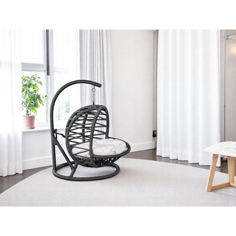 Hazal Swinging Hammock Cat or Small Dogs Petbed with Cushions, Black or White