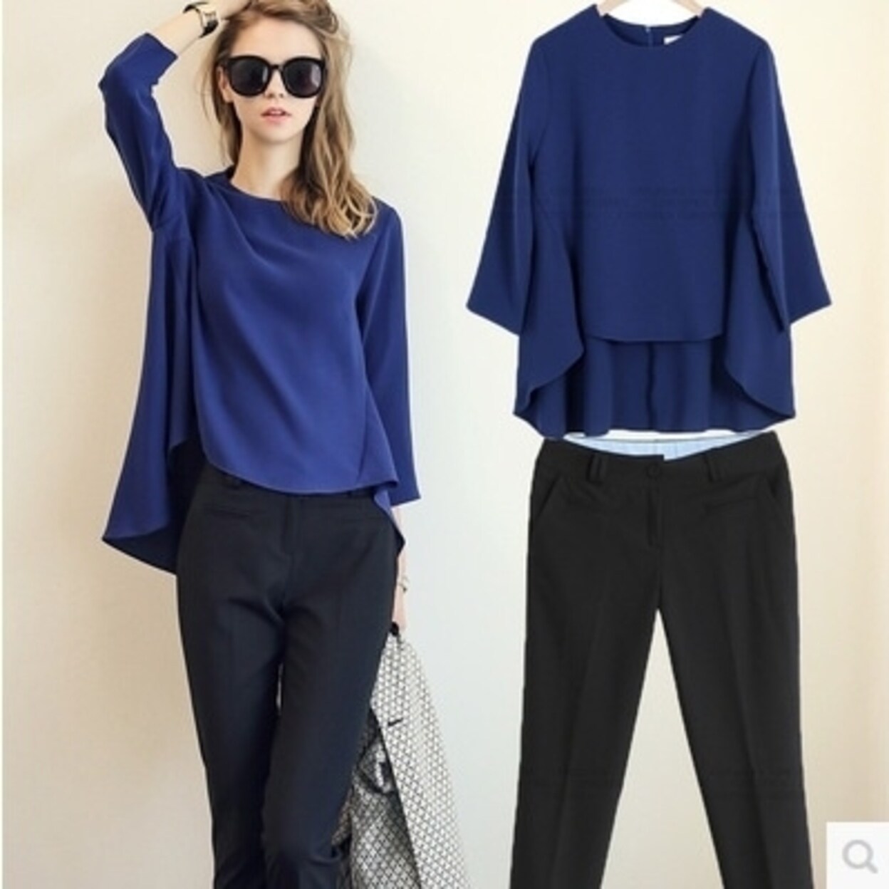 Shop Spring And Summer Fashion Suit Blouse Size Nine Pants Casual