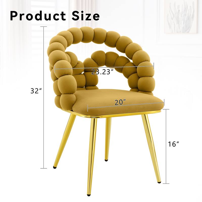 Elegant Side Chair Reception Chair Accent Chair Leisure Chair Meeting Room Chair Office Chair with Metal Legs