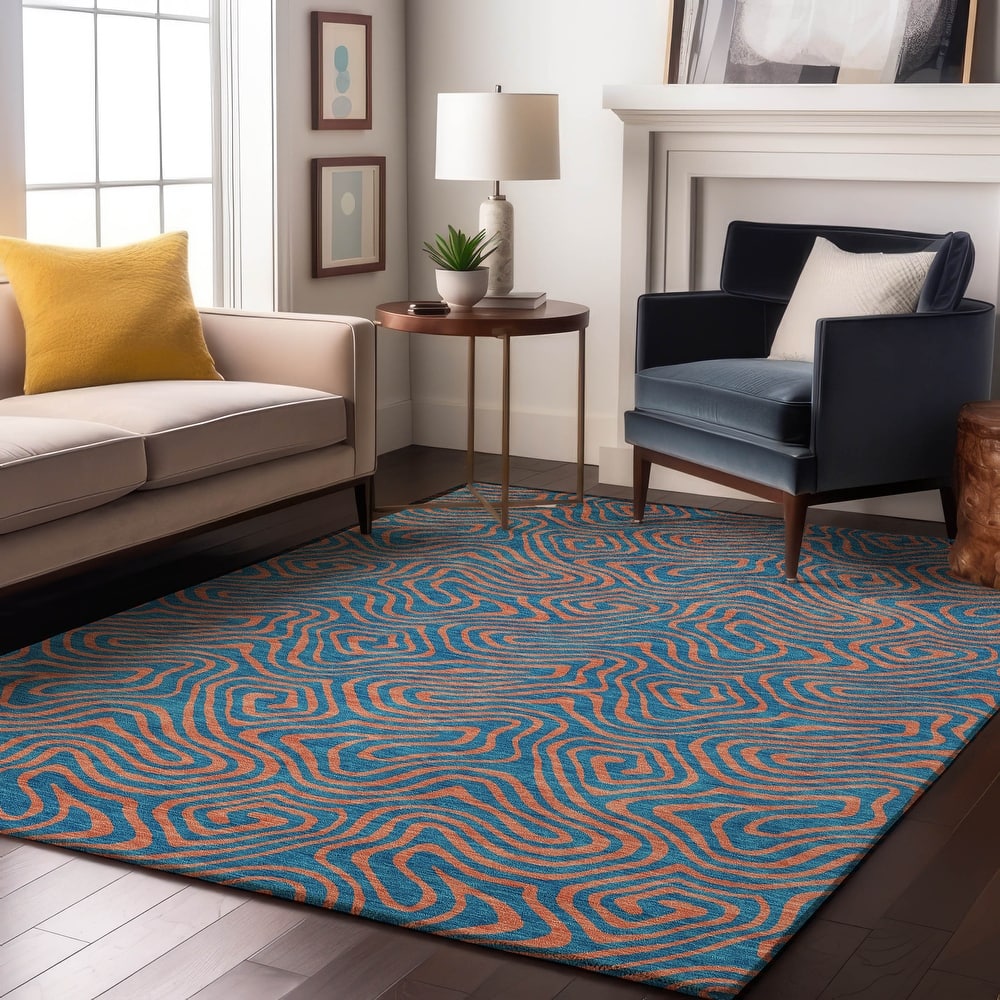 Premium Washable Super Soft Modern Maze Mayfield Rug