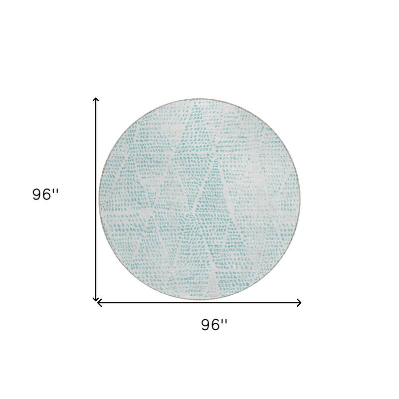 HomeRoots Geometric Transitional Rectangle Outdoor Rug