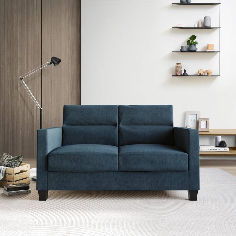 CraftPorch Clean and Minimalist Linen Upholstered 3-Piece Living Room Set