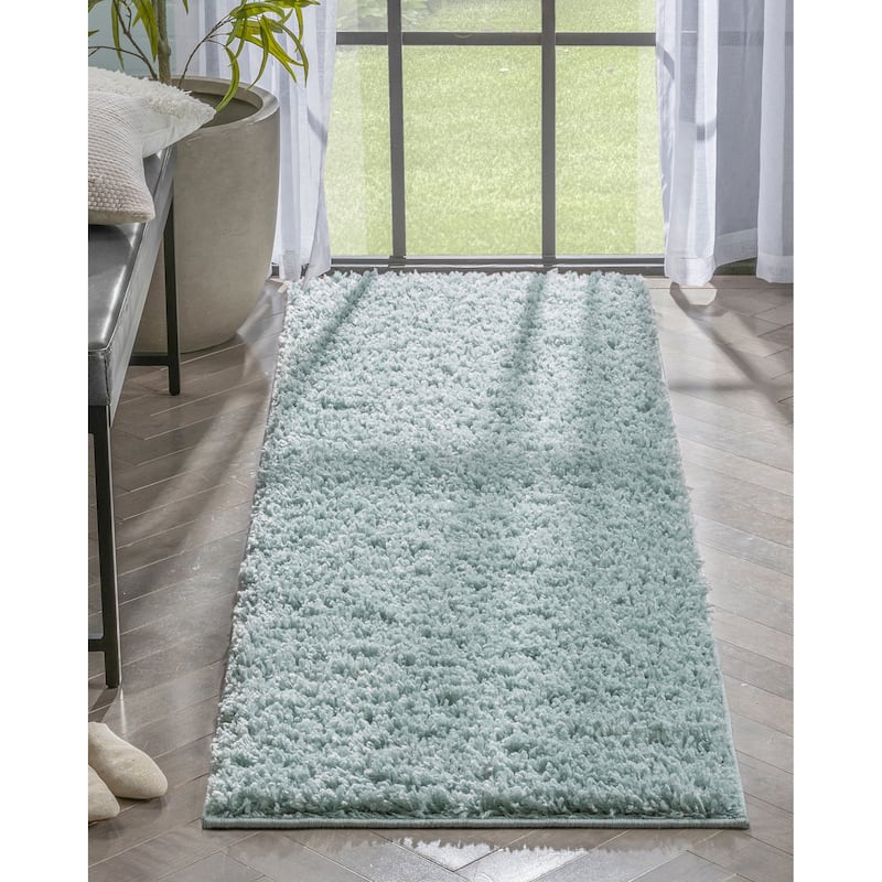 Well Woven Elle Basics Emerson Plain Shag Area Rug