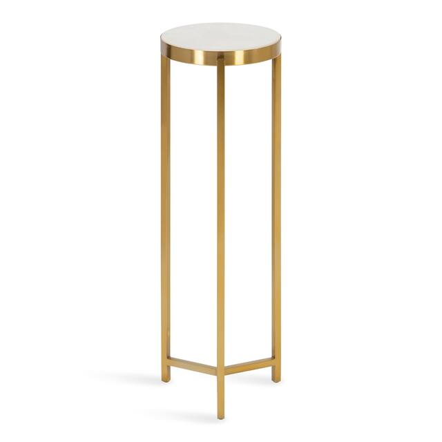 Kate and Laurel Aguilar Glam Drink Table - 8x8x23