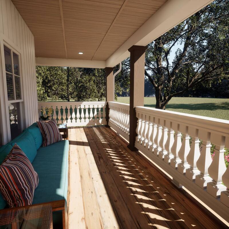 Fiberthane 700 Series Arcadian Baluster, Factory Primed