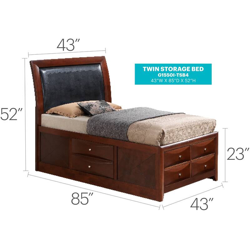 Marilla Twin Panel Beds