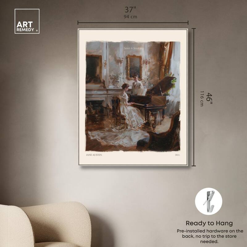 Sense and Sensibility Scene Canvas by Art Remedy