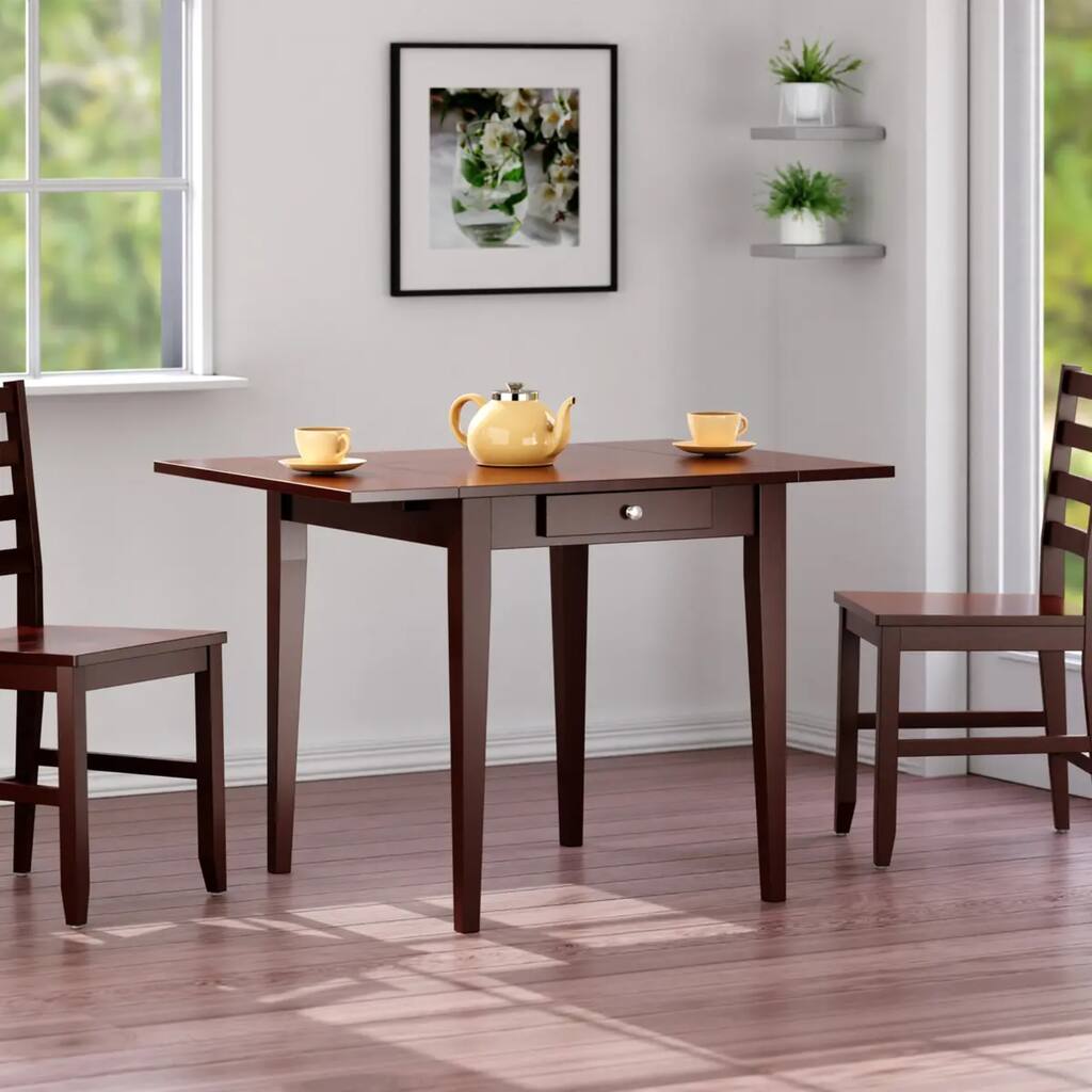 Wooden Foldable Dining Table - 41.75" - Walnut finish
