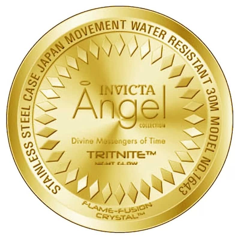 Invicta Women's 1643 Angel Quartz Multifunction White Dial Watch