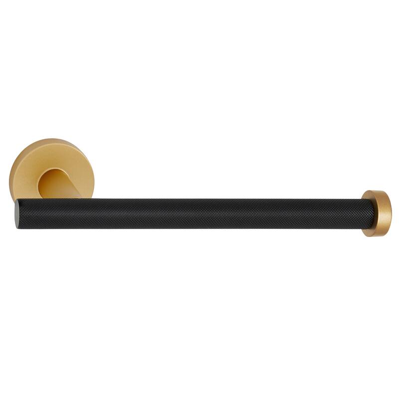 Alno A9466R-KNURLED Vita Bella Modern Diamond Knurled Bar Right Side - Champagne / Matte Black