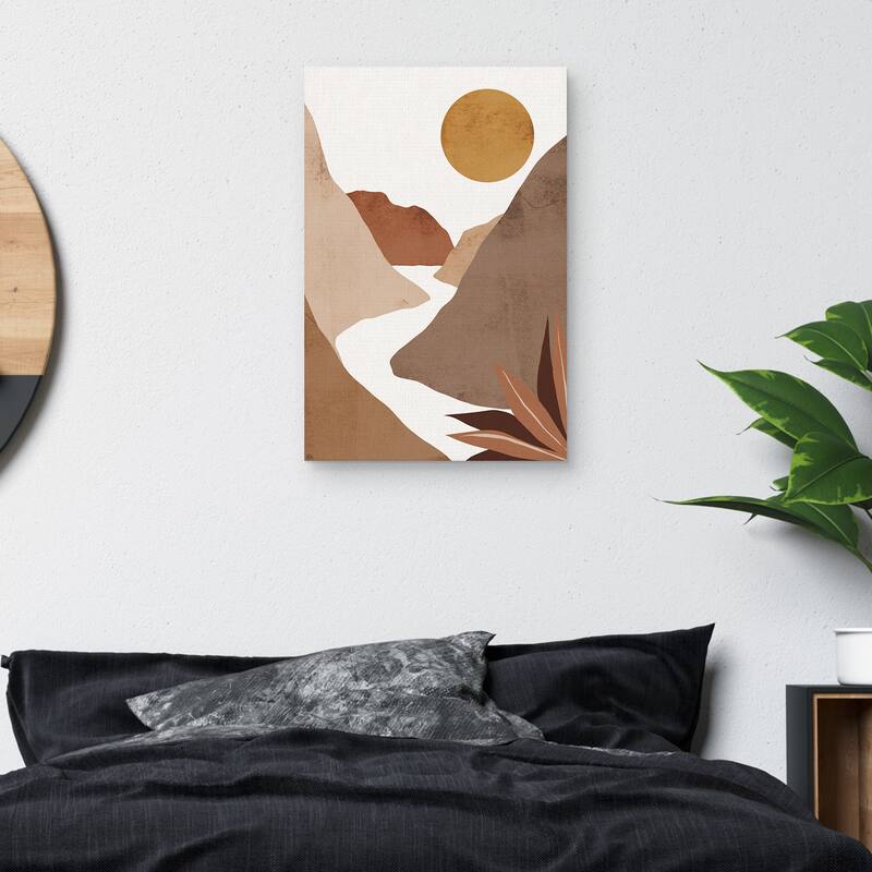 Sienna Horizons III by Belle Maison Canvas Art Print