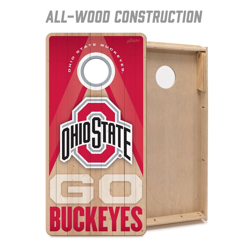 Ohio State Buckeyes NCAA 2x4 Professional Cornhole Board Set