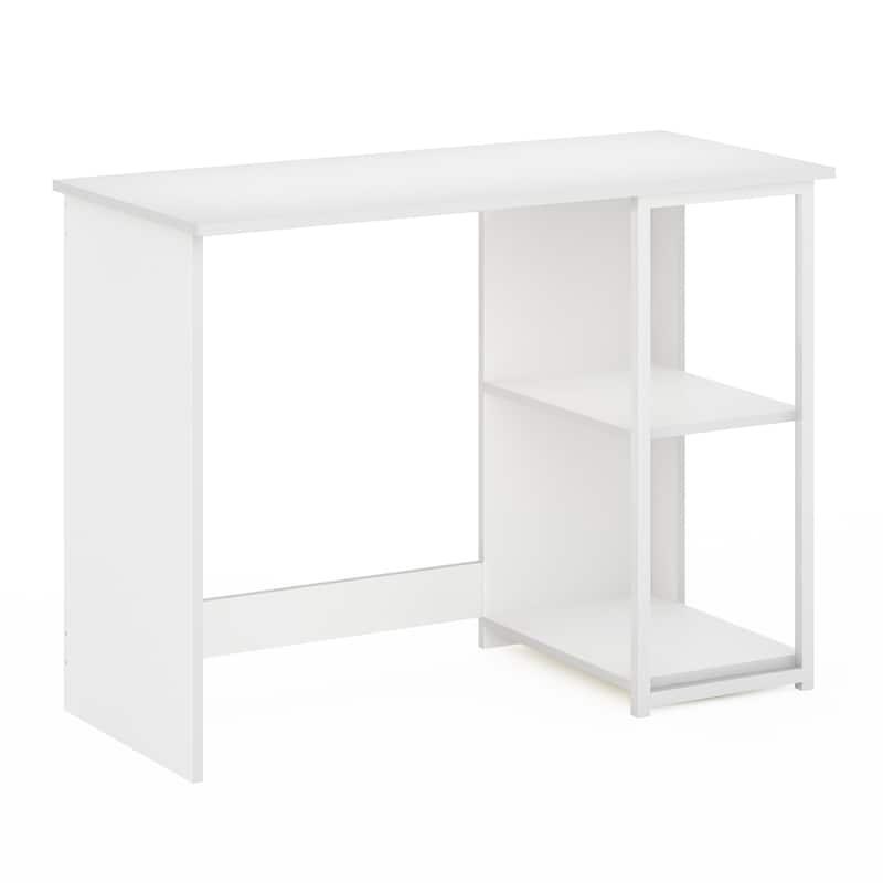 40" Computer Desk - Solid White Modern Writing Table for Home Office