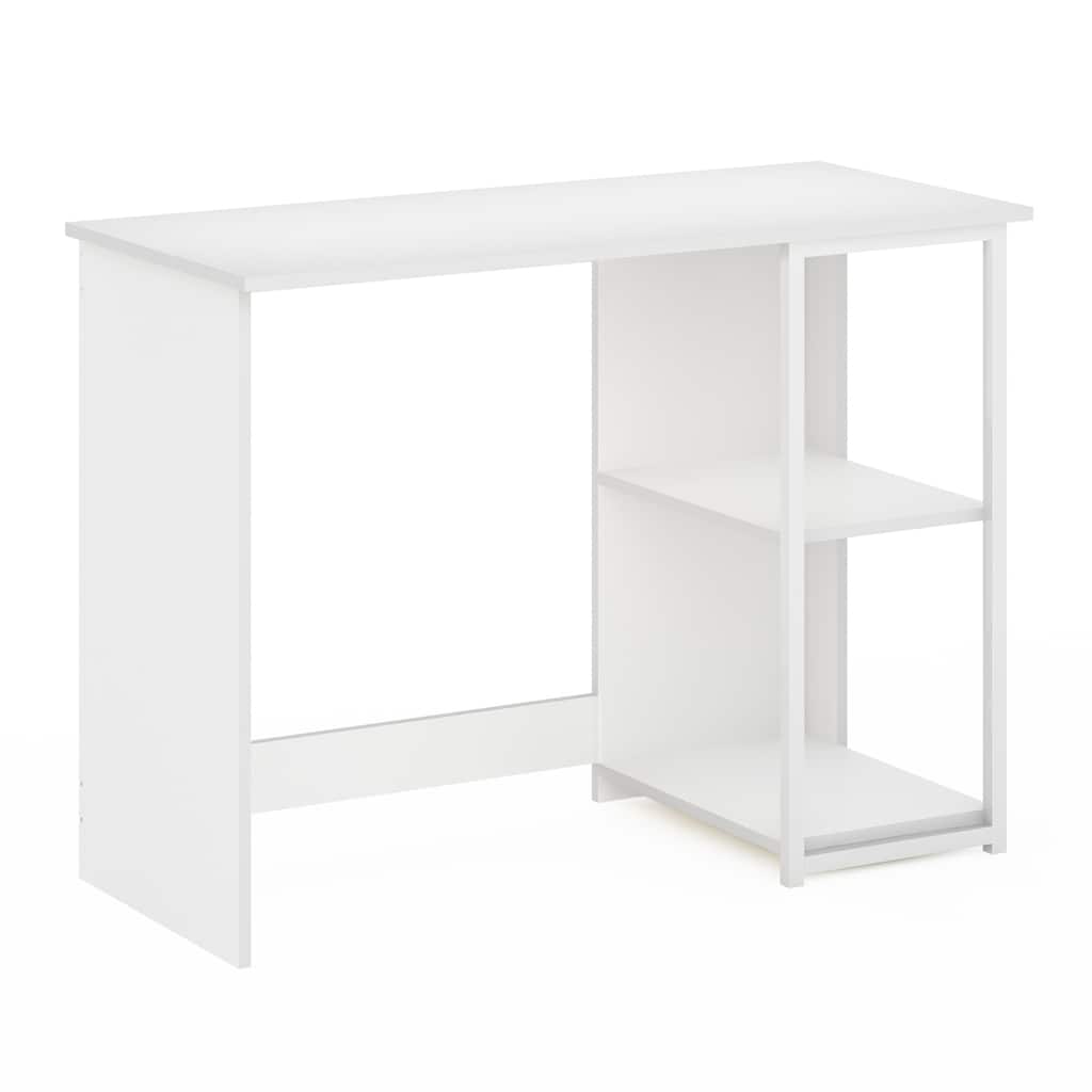 40" Computer Desk - Solid White Modern Writing Table for Home Office
