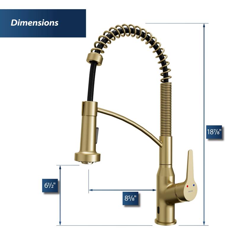 Karran Scottsdale Touchless Single-Handle Pull-Down Sprayer Kitchen Faucet