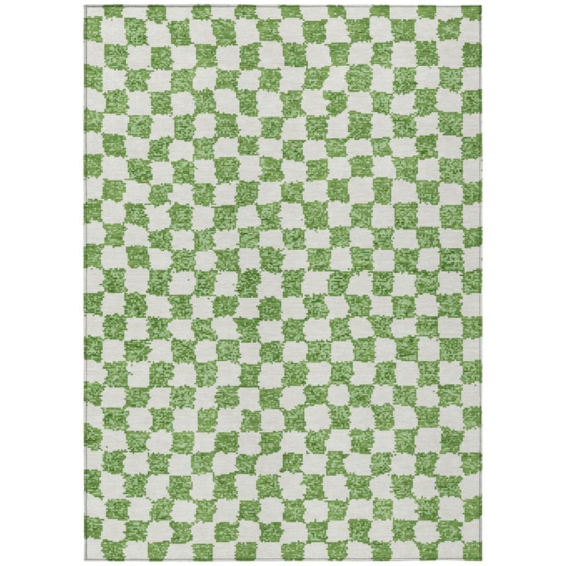 HomeRoots Geometric Transitional Rectangle Outdoor Rug