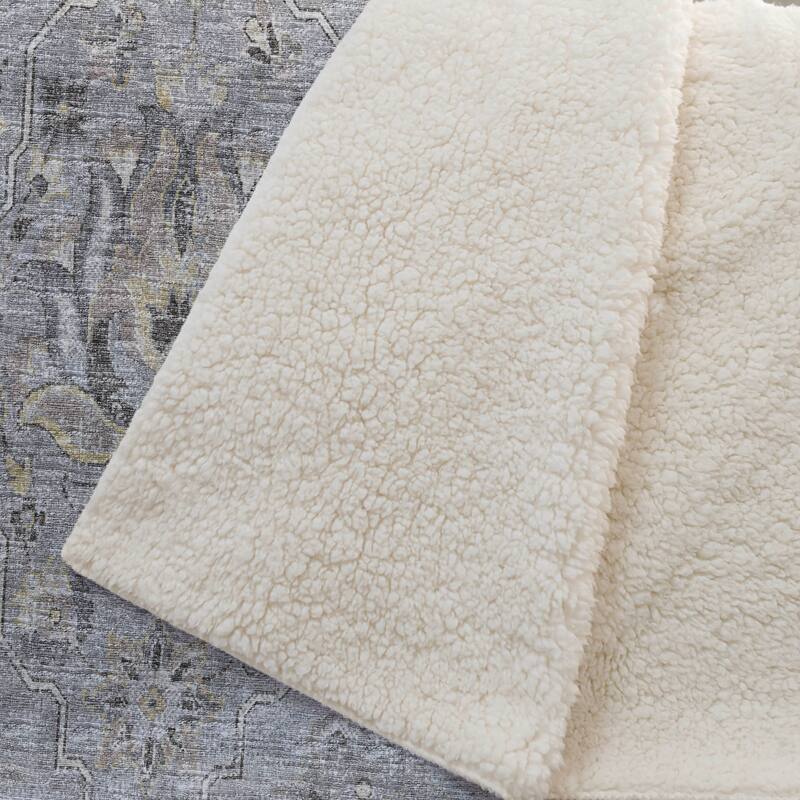 Premium Machine Washable ASB94 Traditional Global Sherpa Throw Blanket