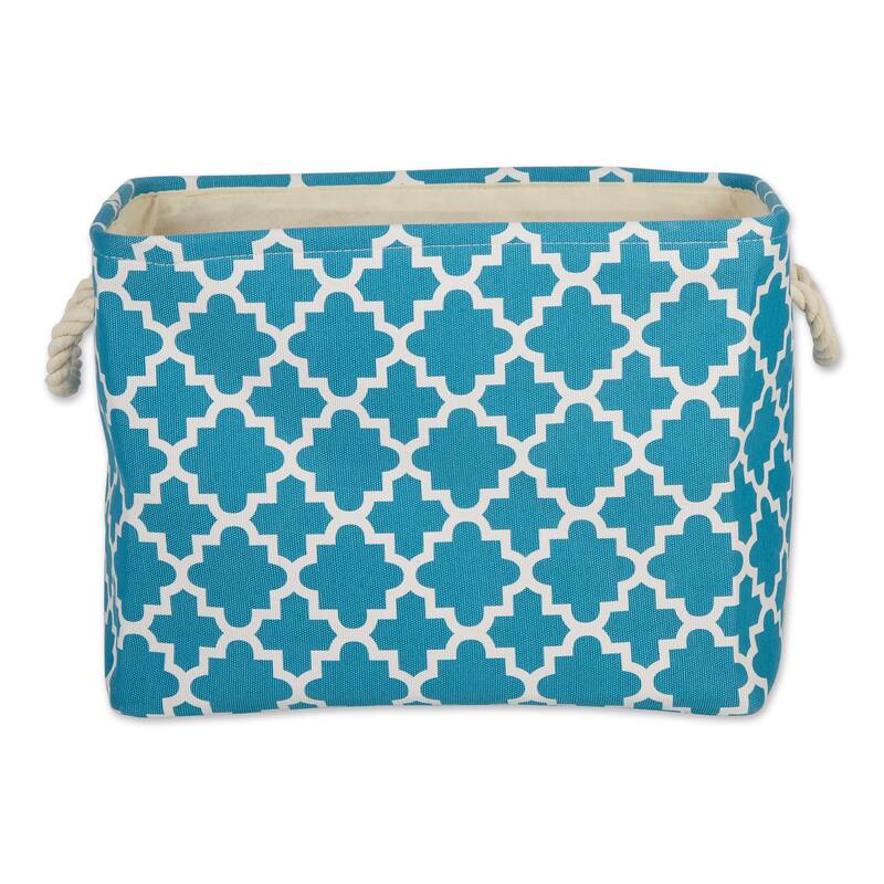 DII Lattice Decorative Storage Bin