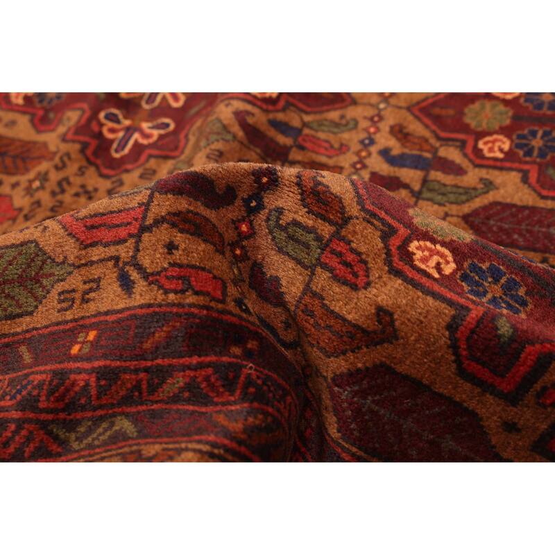 ECARPETGALLERY Hand-knotted Teimani Brown Wool Rug - 3'9 x 7'1