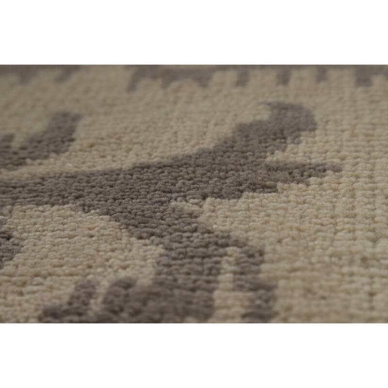 All-Over Abstract Moroccan Oriental Area Rug Handmade Wool Carpet - 5'1" x 7'10"