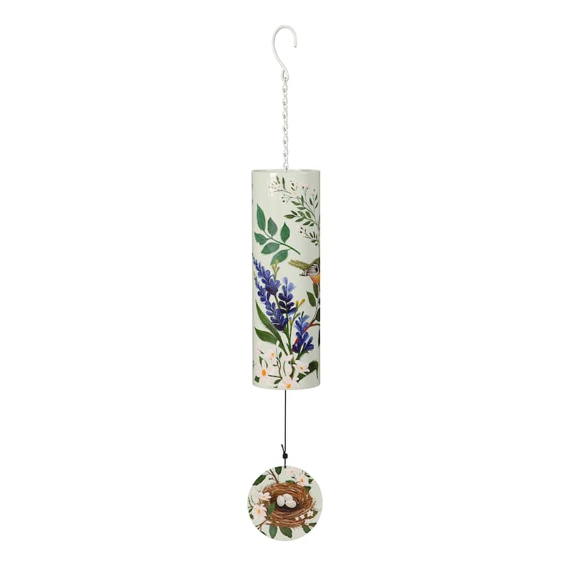 36" Cylinder Wind Chime, "Nature Sings a Joyful Song"