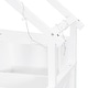 preview thumbnail 28 of 26, Modern Full Size House Bed Frame with LED Light and Guardrail, Wood Kids Storage Platform Bed with Shelves and Drawers