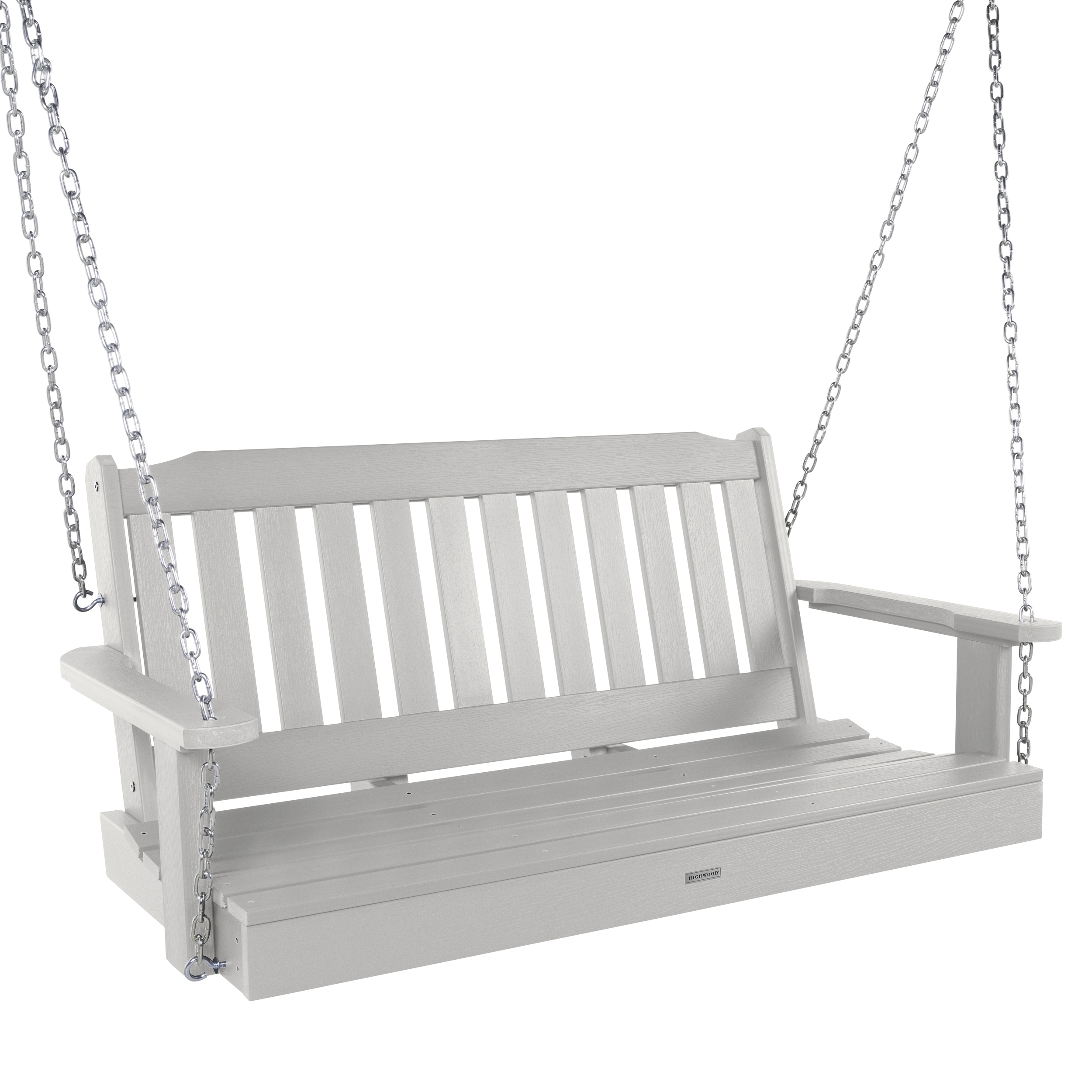 HIGHWOOD Lehigh 4-Foot Eco-friendly Synthetic Wood Porch Swing