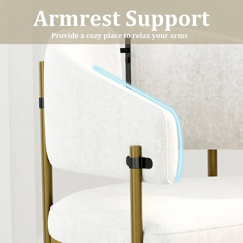 Classic and Luxurious Barrel Dining Chairs with Arms