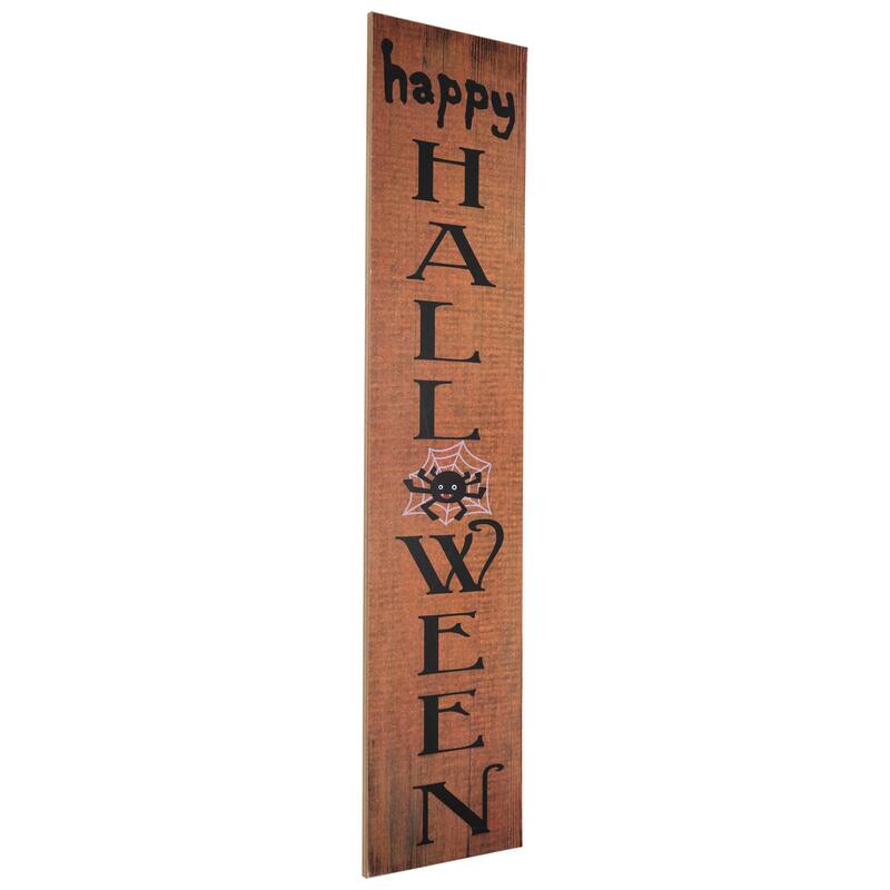 Happy Halloween Wooden Board Porch Sign Decoration - 36"