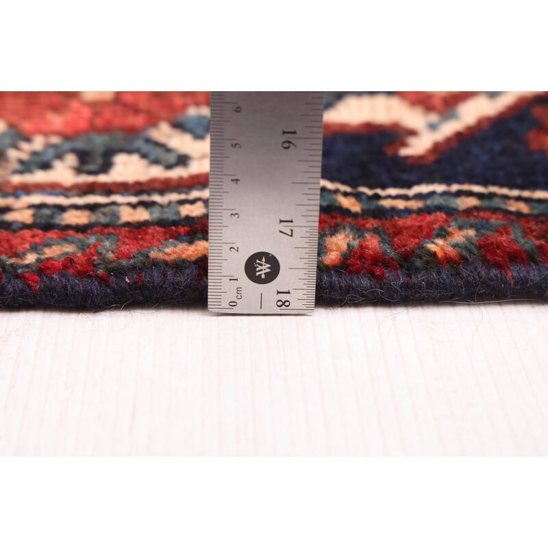 ECARPETGALLERY Hand-knotted Konya Anatolian Dark Red Wool Rug - 4'10 x 9'9