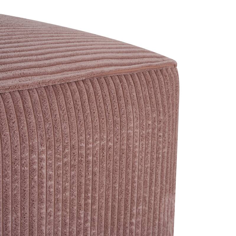 Square Ottoman, Corduroy