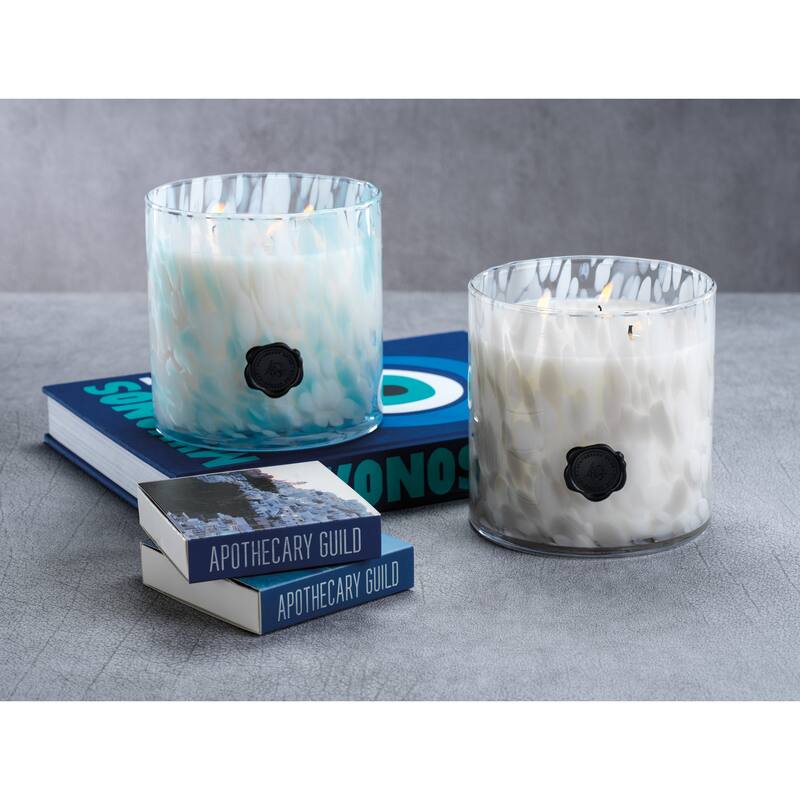 AG Opal Glass 3-Wick Candle Jar, Sunset Beach