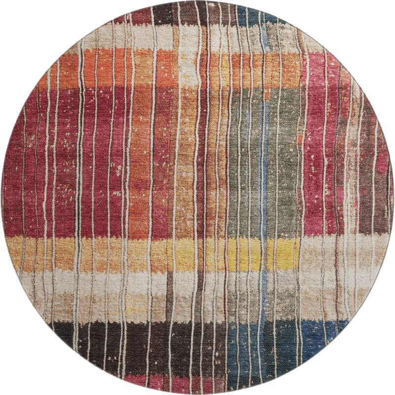 Premium Washable Super Soft Global Stripes Mayfield Rug